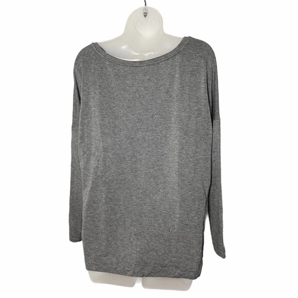 Soma Blouse Womens Loungewear Long Sleeve Top Stretch V Neck Soft Gray Medium - Picture 6 of 10